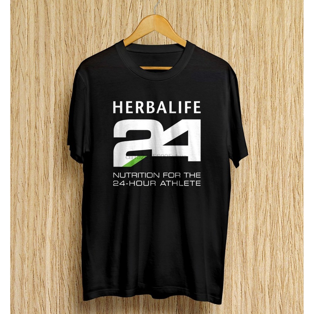 HERBALIFE Áo Thun Cotton Cổ Tròn In Hình 24 Kiểu Nhật Hàn Thời Trang Cho Nam