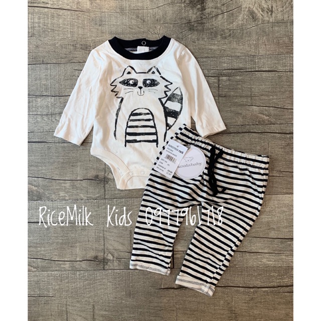 Bộ Cotton Koalakid Hình Cáo xuất dư xịn cho bé trai