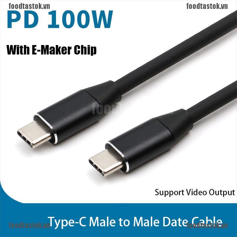 Cáp Sạc Nhanh 4k Type-C 3.1 5a 100w Pd