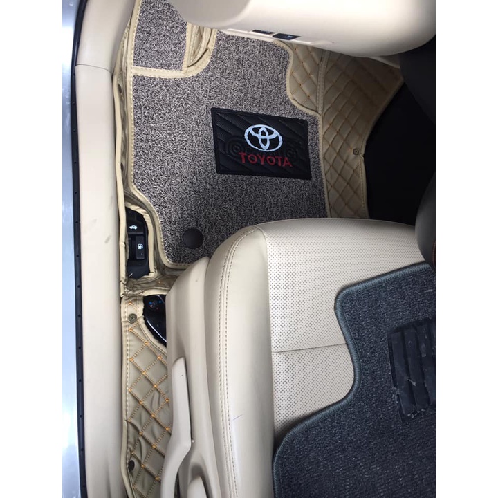 Thảm lót sàn ô tô 5d, 6d Nano 2 chỉ Toyota Yaris 2014 – 2021 kháng khuẩn, khử mùi