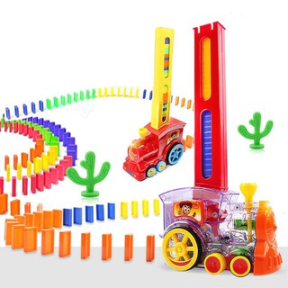 Đồ chơi tàu hỏa xếp Domino tự động