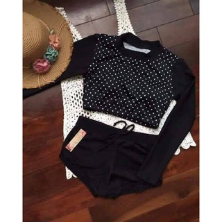 Act cool  Bikini tay dài Cực cute