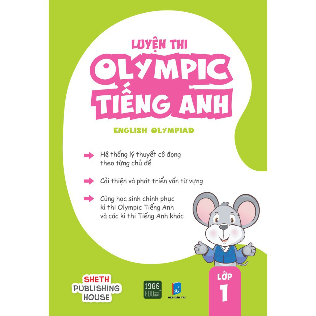 Sách - Luyên Thi OLIMPIC Tiếng Anh Lớp 1 (Xả Kho)