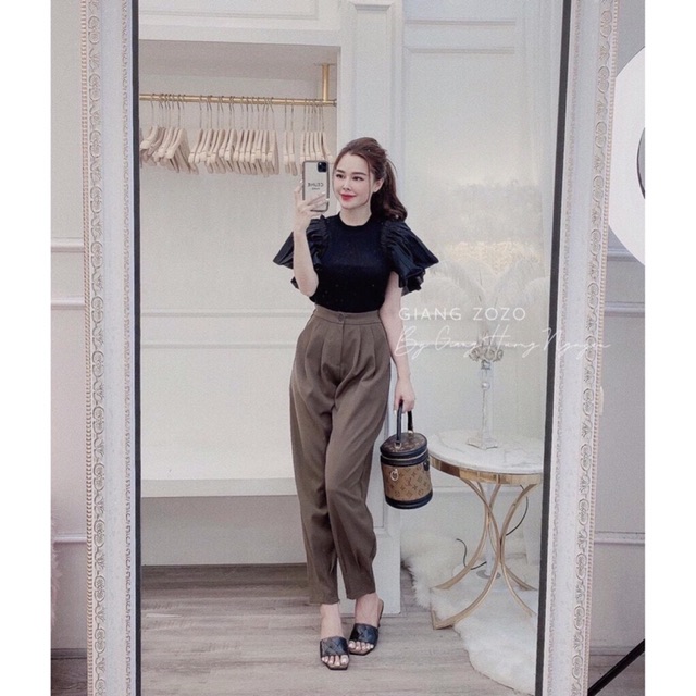 QUẦN BAGGY BO CHÂN KHOÁ GẤU