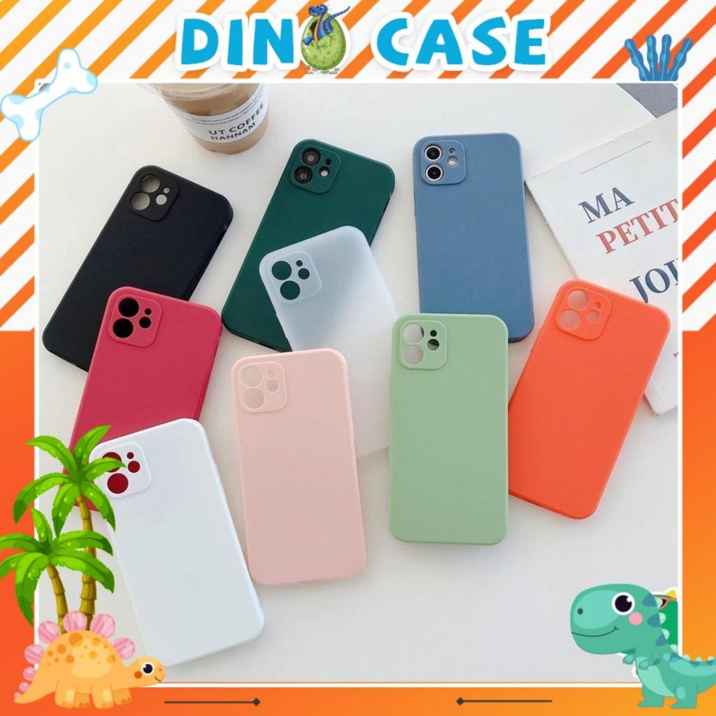 Ốp lưng iphone TPU trơn dẻo bảo vệ camera 6/6plus/6s/6splus/7/7plus/8/8plus/x/xr/xs/11/12/13/pro/max/plus/promax