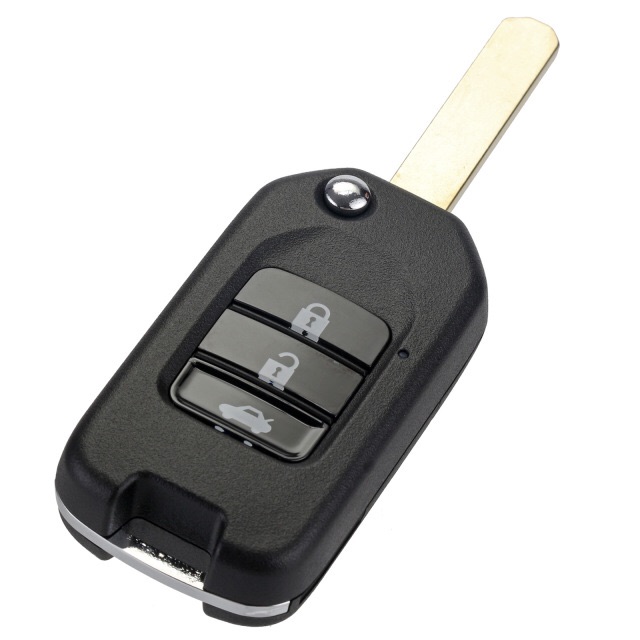 Vỏ Chìa Gập Độ HONDA City Jazz  3 Nút