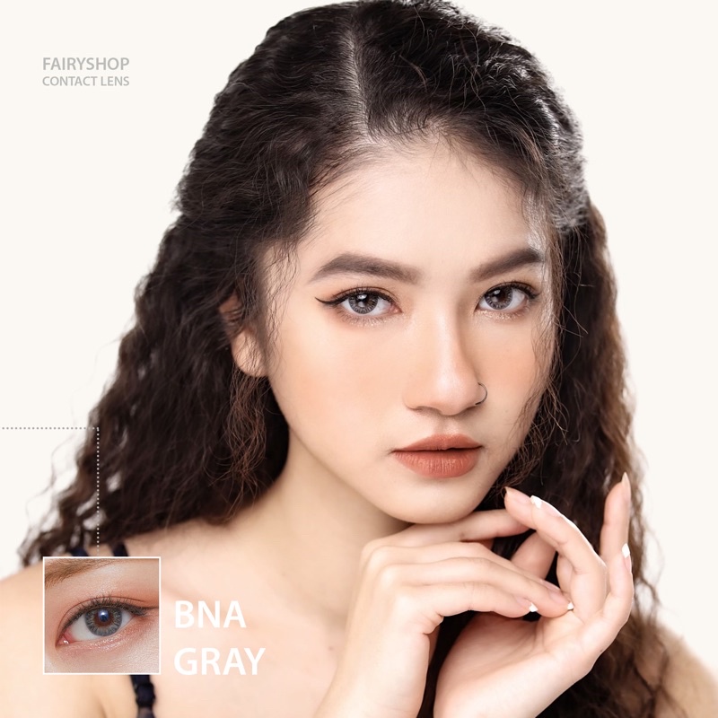 Áp Tròng BNA GRAY 14.0 - Kính Áp Tròng FAIRY SHOP CONTACT LENS độ 0 đến 8