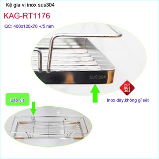 KỆ PHÒNG TẮM INOX KAG-RT1176