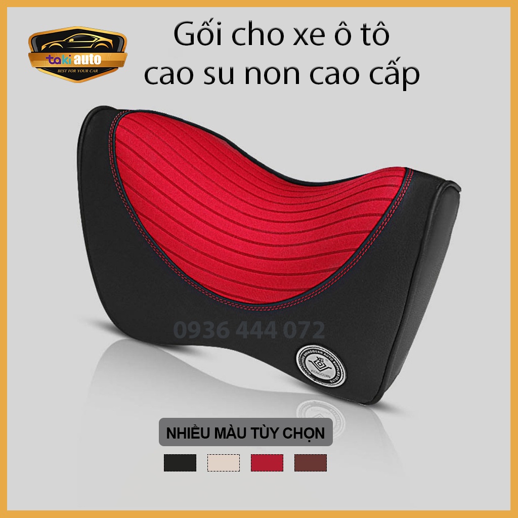 [FREESHIP] Gối tựa đầu kê cổ cao su non cao cấp, gối kê cổ oto siêu êm đàn hồi tốt kê đầu ô tô xe hơi chống đau mỏi vai