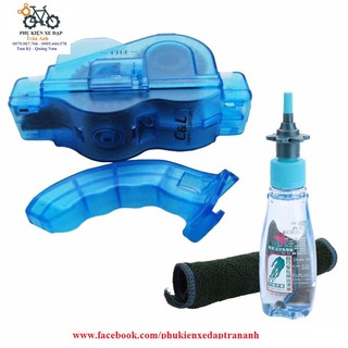 Combo VS9: dầu tra xích Cylion và dụng cụ vệ sinh xích