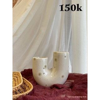 Lọ hoa, bình gốm trang trí gốm decor