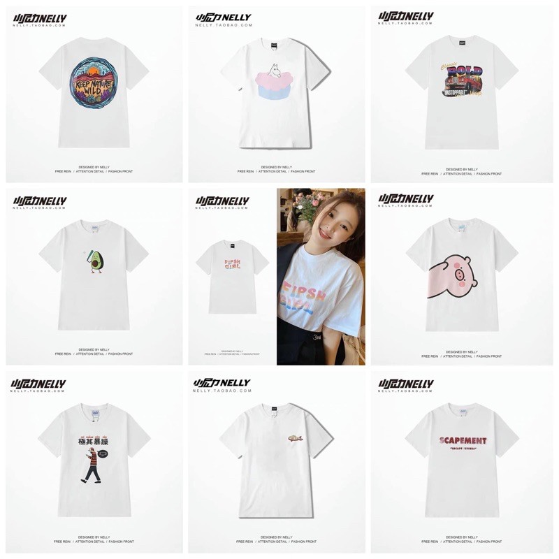 {TRẢ ORDER} Áo thun trơn ngắn tay có hình