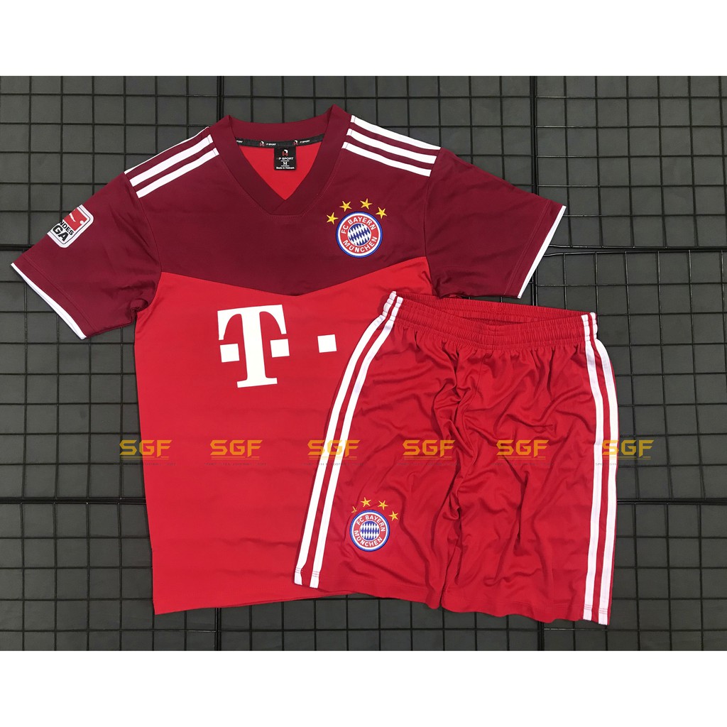 Đồ Bóng Đá BAYERN MUNICH đỏ sân nhà 2021
