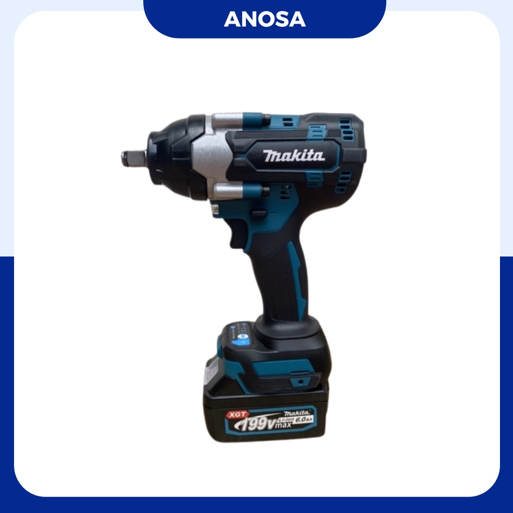 Thân máy siết bulong Makita, lực siết 800Nm chuyên dùng siết ốc bulong xe máy ô tô