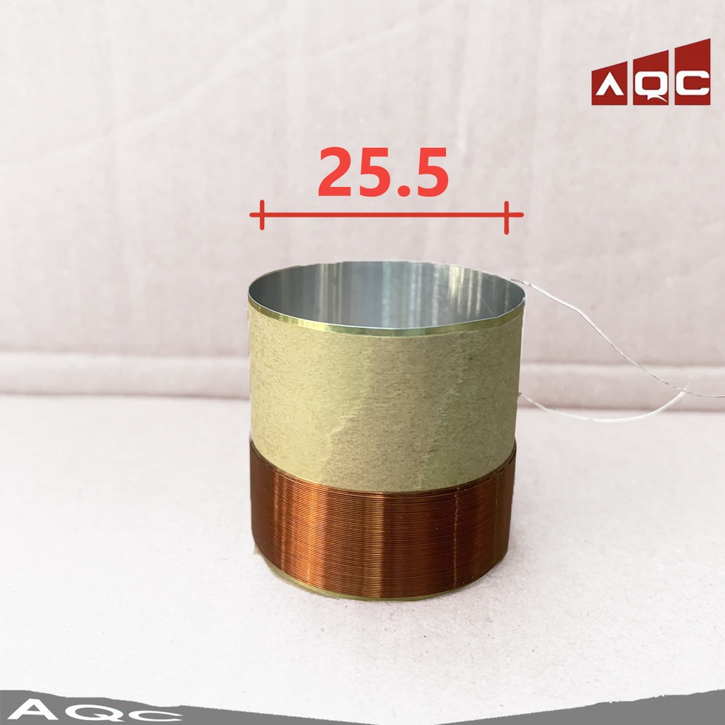 [Mã ELHACE giảm 4% đơn 300K] Coil loa 25.5 mm loại 4 lớp đồng nguyên chất - Côn loa 25.5 mm âm thanh trong loại đẹp