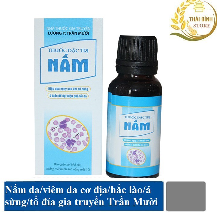 Nấm da Trần Mười lang ben hắc lào á sừng tổ đỉa