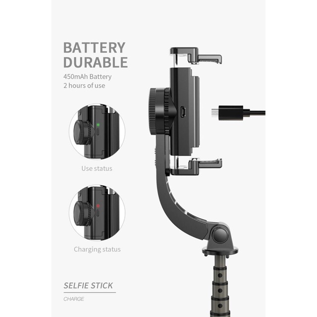 Gậy quay phim, chụp hình chống rung L08-BN01 | BigBuy360 - bigbuy360.vn