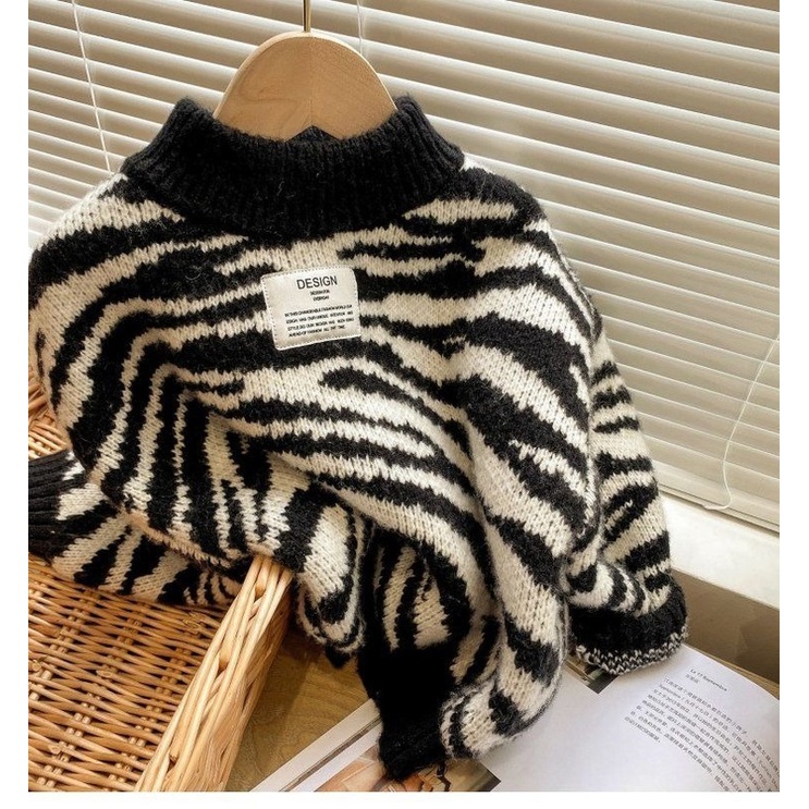 Áo sweater Cổ Tròn Thời Trang Mùa Đông Mới Cho Bé Trai Và Bé Gái