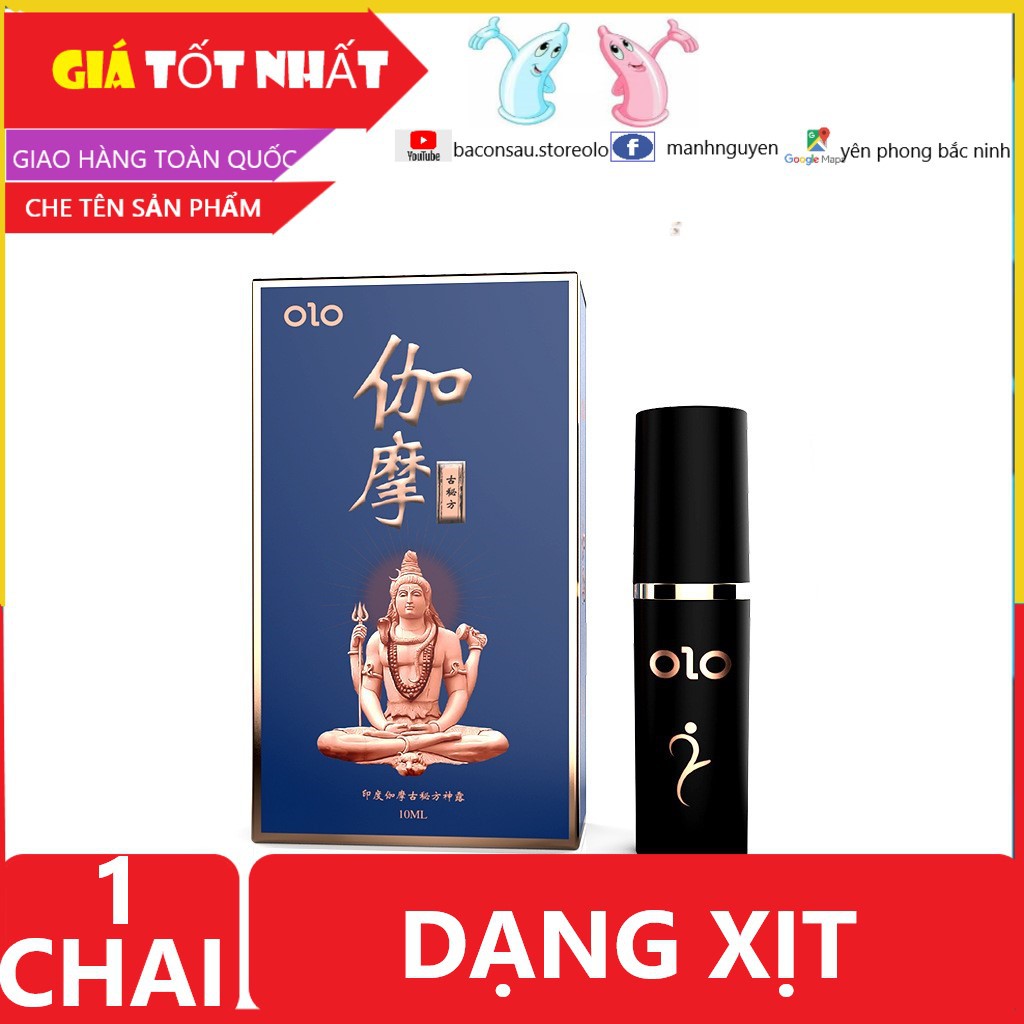 Gel bôi trơn dạng xịt kéo dài thời gian lên tới 30 phút chai 10ml