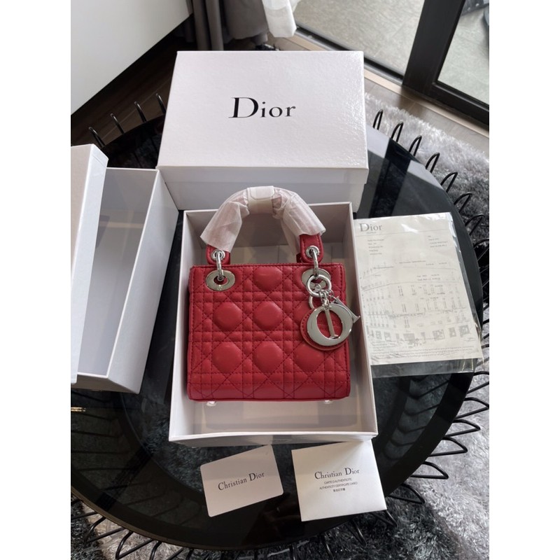 Túi xách Dior lady 3 ô