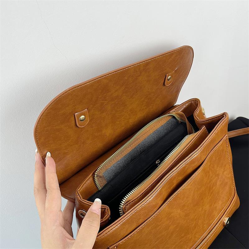 Túi Xách Da Bóng Phong Cách Retro Thời Trang Cao Cấp Cho Nữ