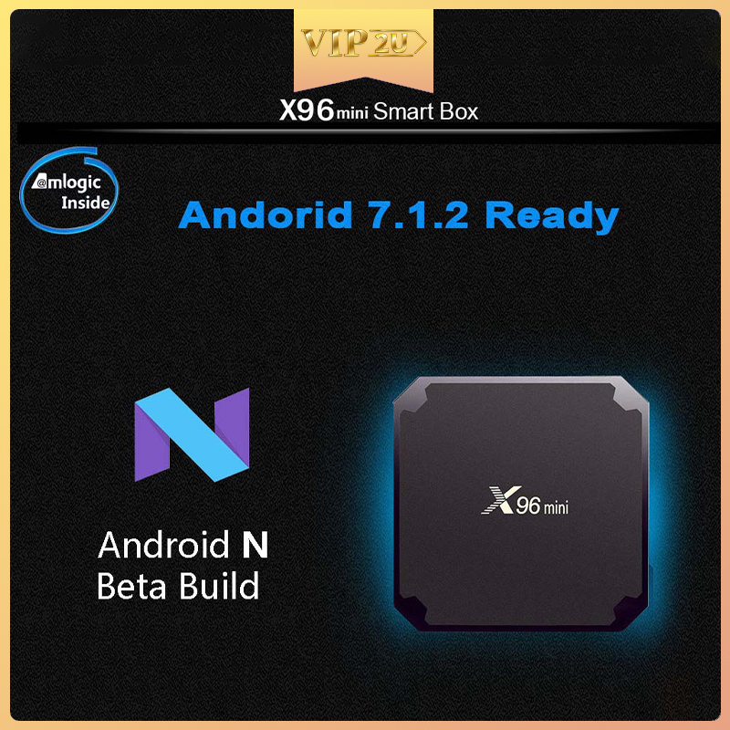 Tv Box Thông Minh X96 2gb 16gb Amlogic S905W Lõi Tứ 2.4ghz Wifi Android 9.0 Và Phụ Kiện