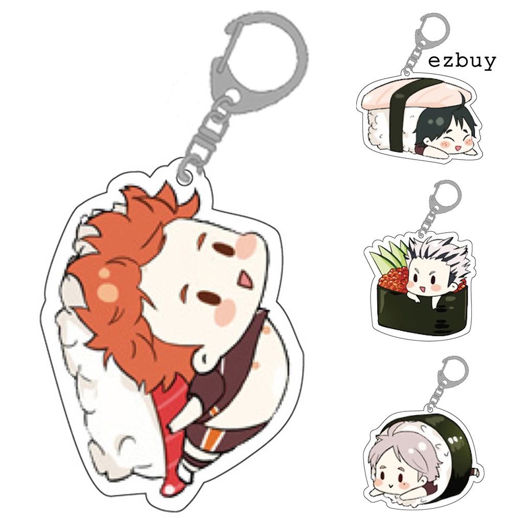 Móc Khóa Hình Nhân Vật Haikyuu Hinata Đáng Yêu