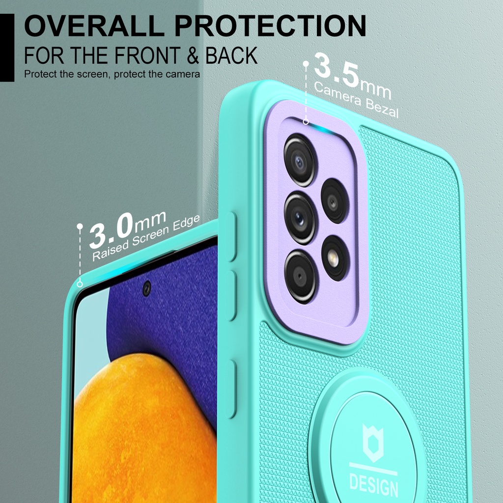 Kickstand Phone Case For Samsung Galaxy A03 A03 Core A50 A30s A50s A52 4G 5G A13 4G A23 4G A33 5G A53 5G A73 5G A52s 5G Shockproof Car Magnetic Stand Back Cover