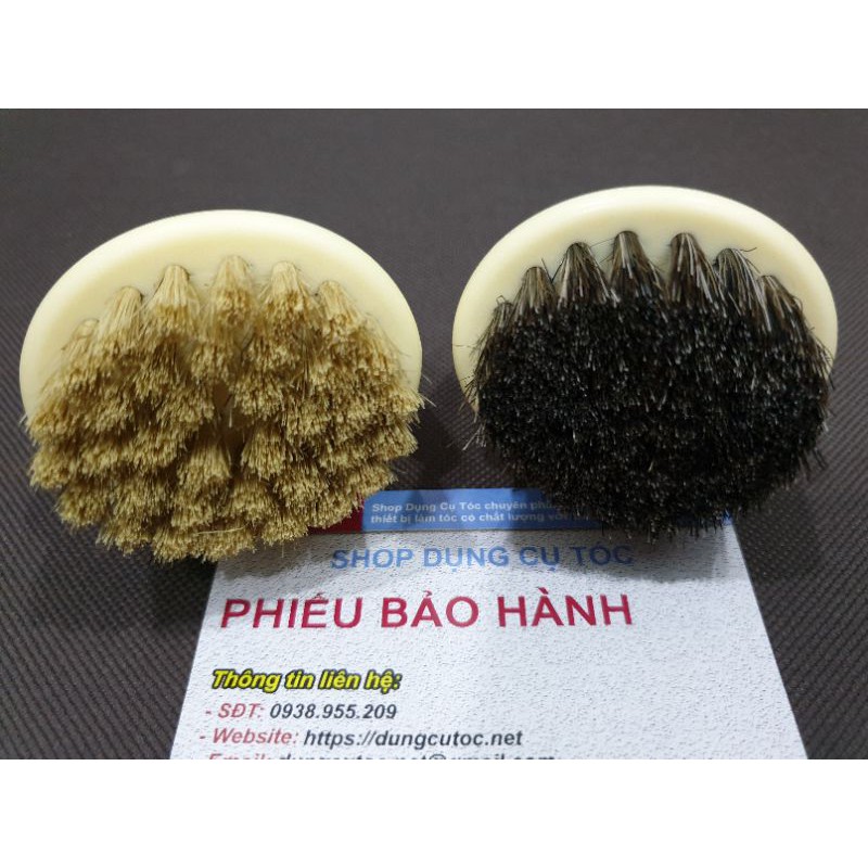 Phủi Tóc Barber Chuyên Fade, Cóc Phủi Tóc Đeo Tay Lông Heo Loại Cứng.(Ảnh thật)