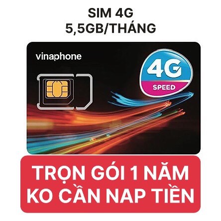 Sim 4G Vinaphone D500 Trọn Gói 1 Năm Không Cần Nạp Tiền Mua về dùng ngay