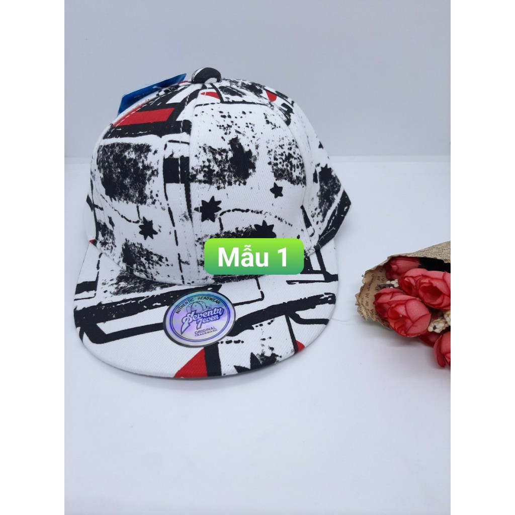 NÓN SNAPBACK NÓN HIPHOP PHONG CÁCH CHO BÉ TRAI BÉ GÁI TỪ 1 - 3 TUỔI