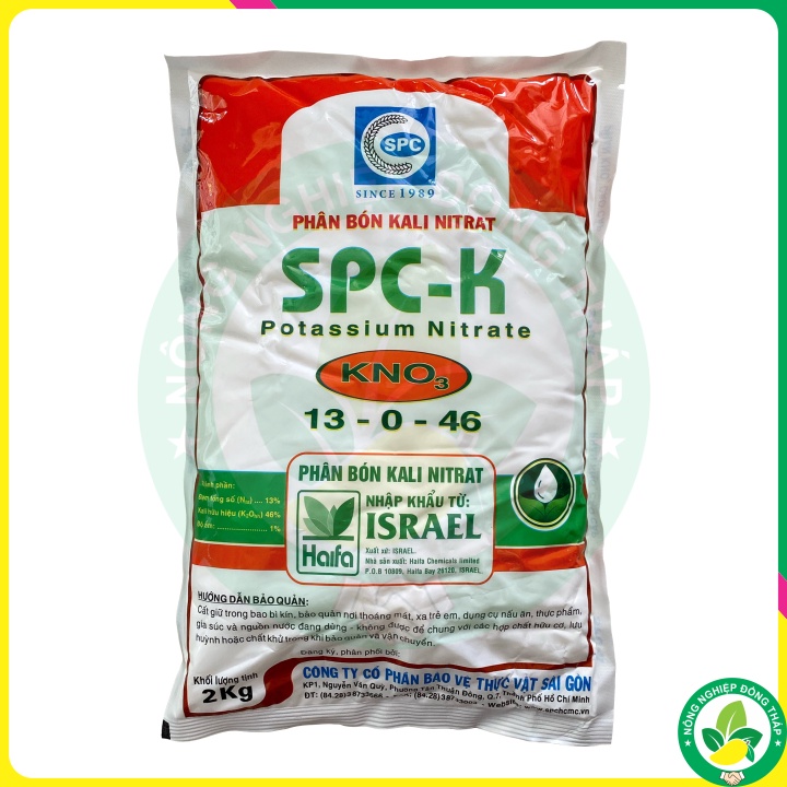 Phân Bón KALI NITRAT SPC-K Potassium Nitrate KNO3 13-0-46 (gói 2kg)