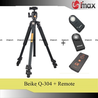 Chân máy ảnh Tripod Beike Q-304 + Remote cho máy ảnh