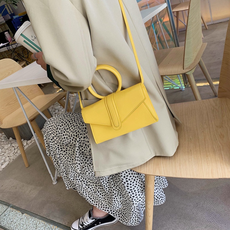 Túi cầm tay/ đeo chéo hình vuông nhỏ cao cấp thời trang 2019 phong cách Hàn Quốc đơn giản