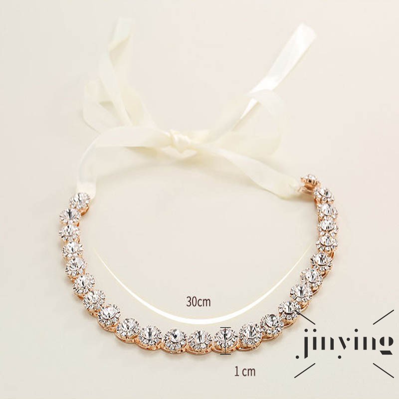 GETNOIVAS Băng đô đính đá giả thời trang xinh xắn cho nữ