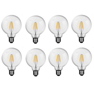 Bộ 8 bóng đèn led edison g95 8w đui e27.