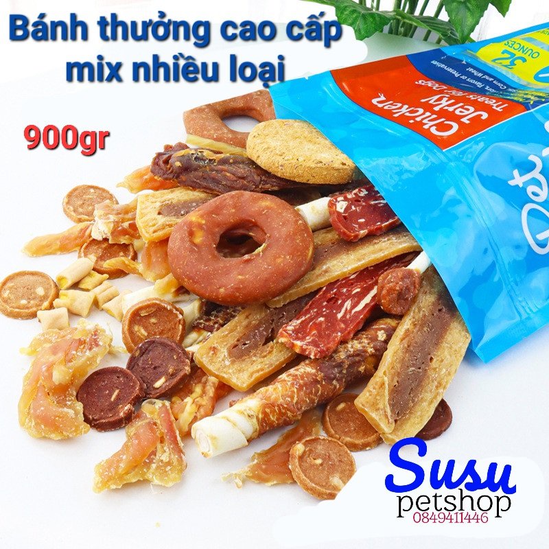 Bánh thưởng cho chó Mix nhiều loại (ngẫu nhiên) SusuPet