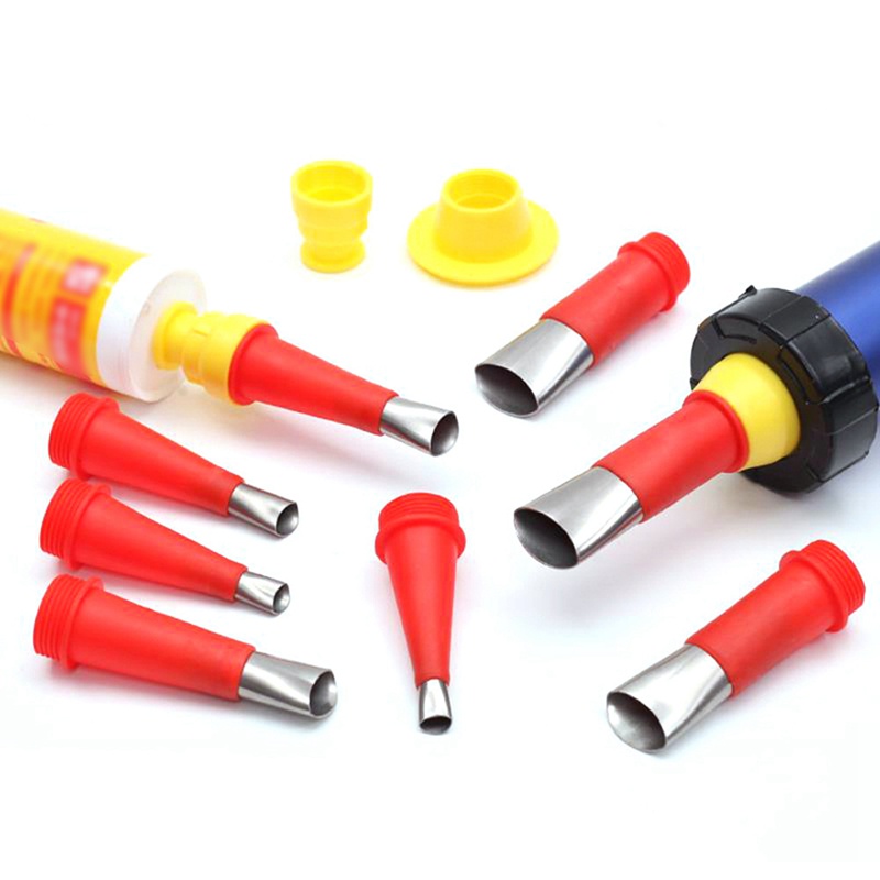 Set 18 Vòi Phun Keo Silicone Bằng Thép Không Gỉ Cho Nhà Bếp / Phòng Tắm