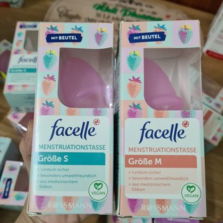 Cốc nguyệt san Facelle của Đức size SML