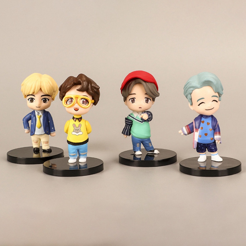 BTS pop-up shop dolls 7Pcs human figure models