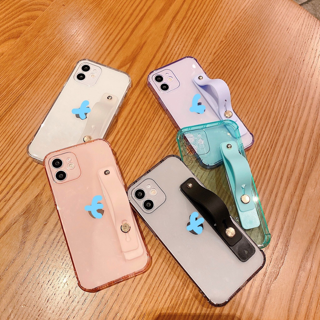 Ốp Điện Thoại Trong Suốt Chống Sốc Thời Trang Cho iPhone 14 / 13 / 12 / 11 / X / 8 / 7P