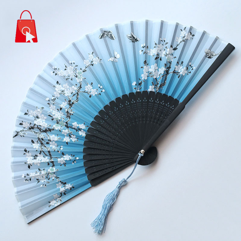 Quạt xếp cầm tay phong cách cổ điển 7 inch