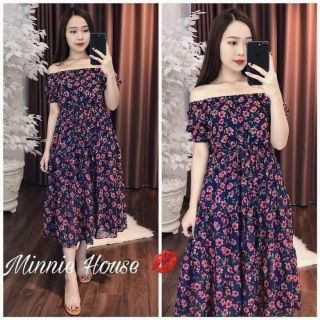 Đầm maxi hoa