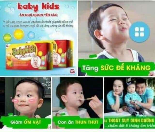 KM TẾT THIẾU NHI: MUA 1 TẶNG 1 - BABYKIDS ăn ngủ ngon yến sào | Thế Giới Skin Care