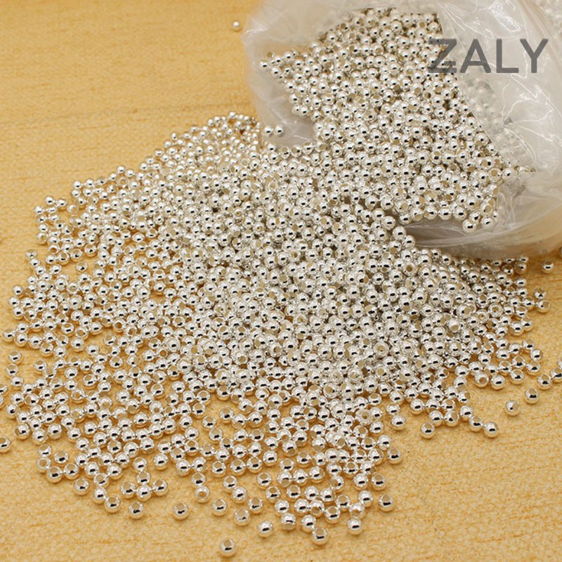 Charm bi bạc (2,5mm - 3mm - 3,5mm - 4mm - 5mm - 6mm) Phụ kiện làm vòng - Bạc S925 cao cấp