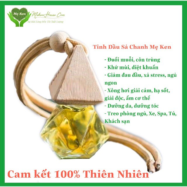 [HOT] TINH DẦU SẢ CHANH NGUYÊN CHẤT MẸ KEN 100ml -Diệt khuẩn, giảm căng thằng, đuổi muỗi, côn trùng, xông hơi, giải cảm