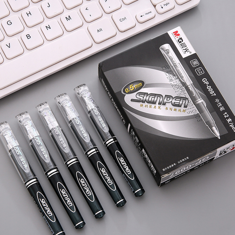 Bút bi mực đen ngòi 0.5mm bỏ túi
