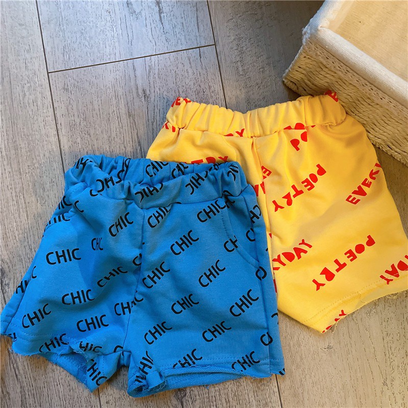 [Q109] Quần short nỉ xanh Chic sz 80-130