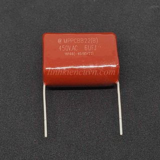Tụ CBB 6uF 450VAC màu nâu