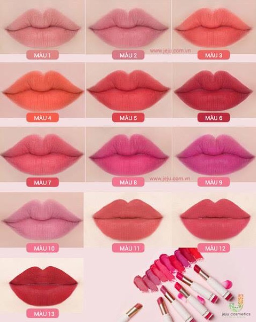 🌷🌷🌷Son Innisfree Real Fit Velvet Lipstick - Cảm hứng từ cánh hoa 🌷🌷🌷
